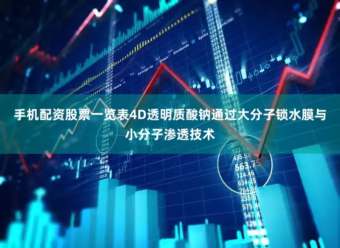 手机配资股票一览表4D透明质酸钠通过大分子锁水膜与小分子渗透技术